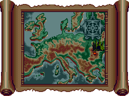 Castlevania Bloodlines карта